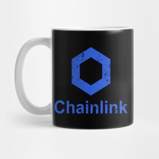 Chainlink LINK Distressed Cryptocurrency Mug